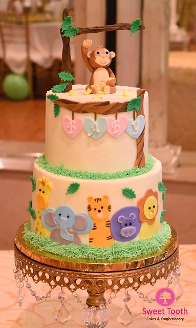 Safari Themed Baby Shower Cake from Sweet Tooth-Bakes by Prachi