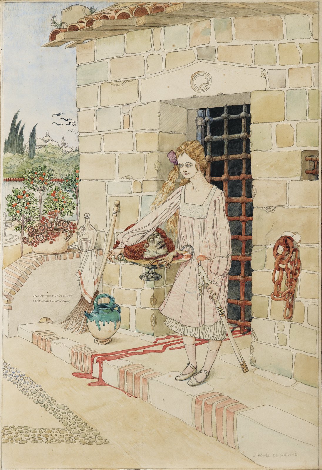 Gustave Adolf Mossa - The Irony of Salome, 1905