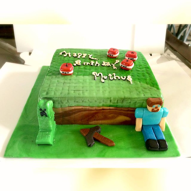 Minecraft Cake by Aardi's Cakes & Bakes