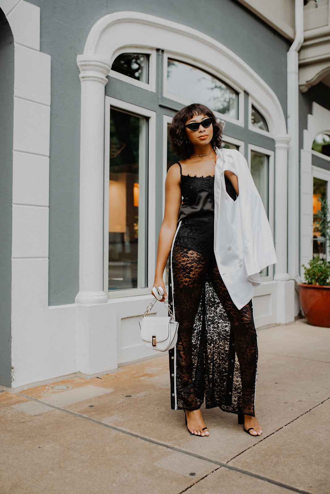 how to style a lace cami
