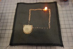 embroidered led circuit