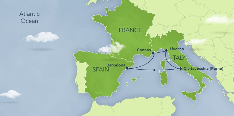 La salida desde Barcelona - Crucero disney Magic mediterráneo julio 2018 (2)