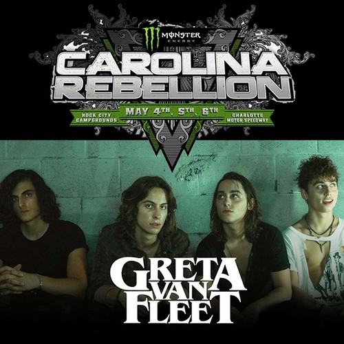 Greta Van Fleet-Carolina Rebellion 2018 front