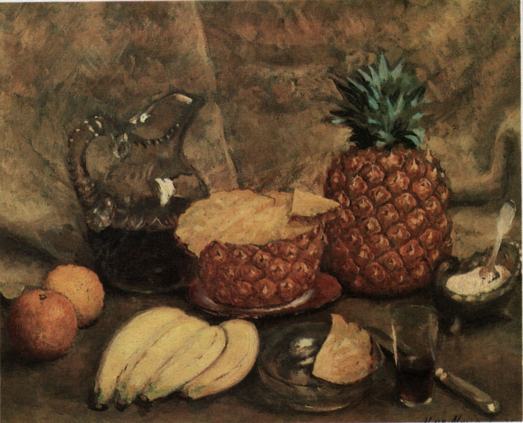 Машков натюрморт с ананасом