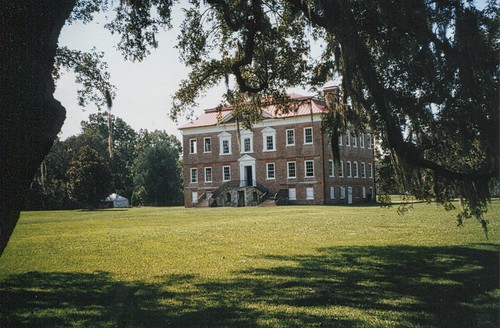 charleston sc southcarolina drayton hall vintage old photo planation antebellum house mansion building county rice crop slaves civil war american onasill nrhp register ashley river low country piedmont palladian style architecture john magnolia gardens window view