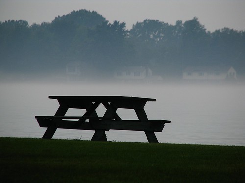 bench hbm benchmonday picnictable fog park