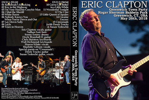 Eric Clapton 2018-05-26 Greenwich, CT (2DVD)