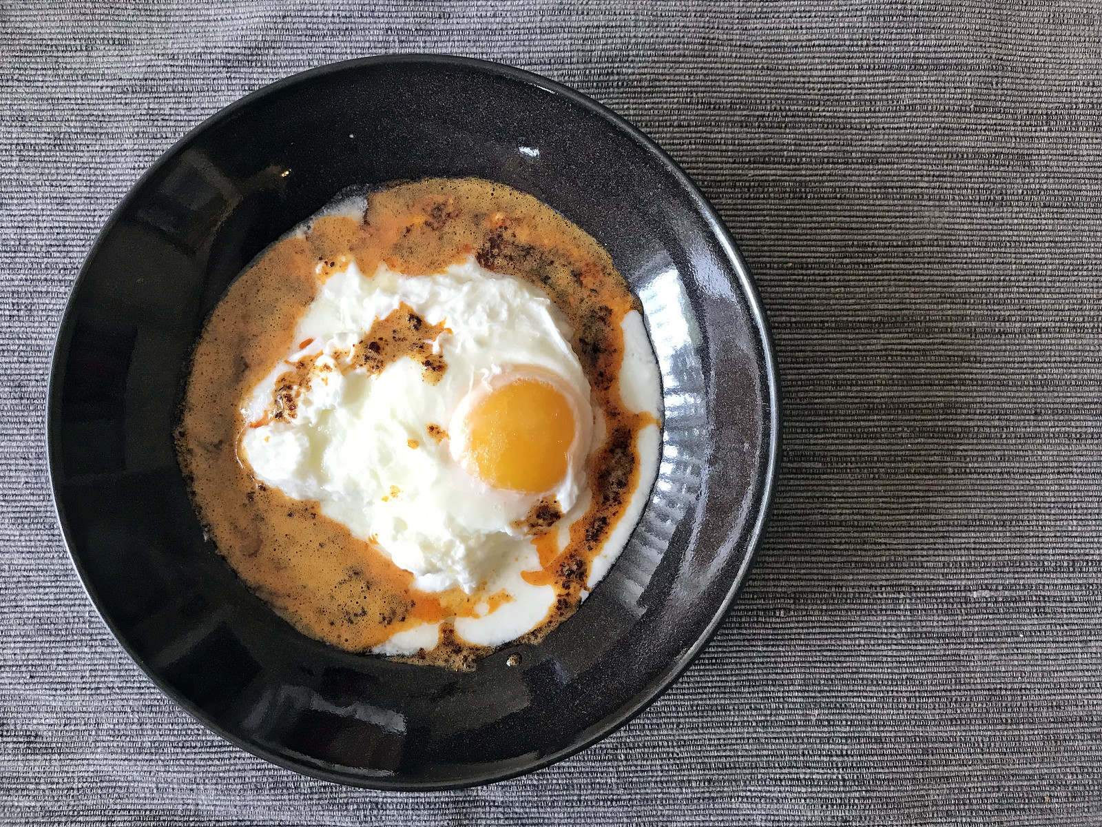 Turkish-style poached eggs