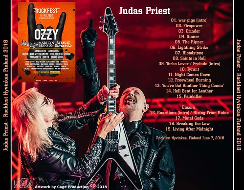 Judas Priest-Rockfest Finland 2018 back