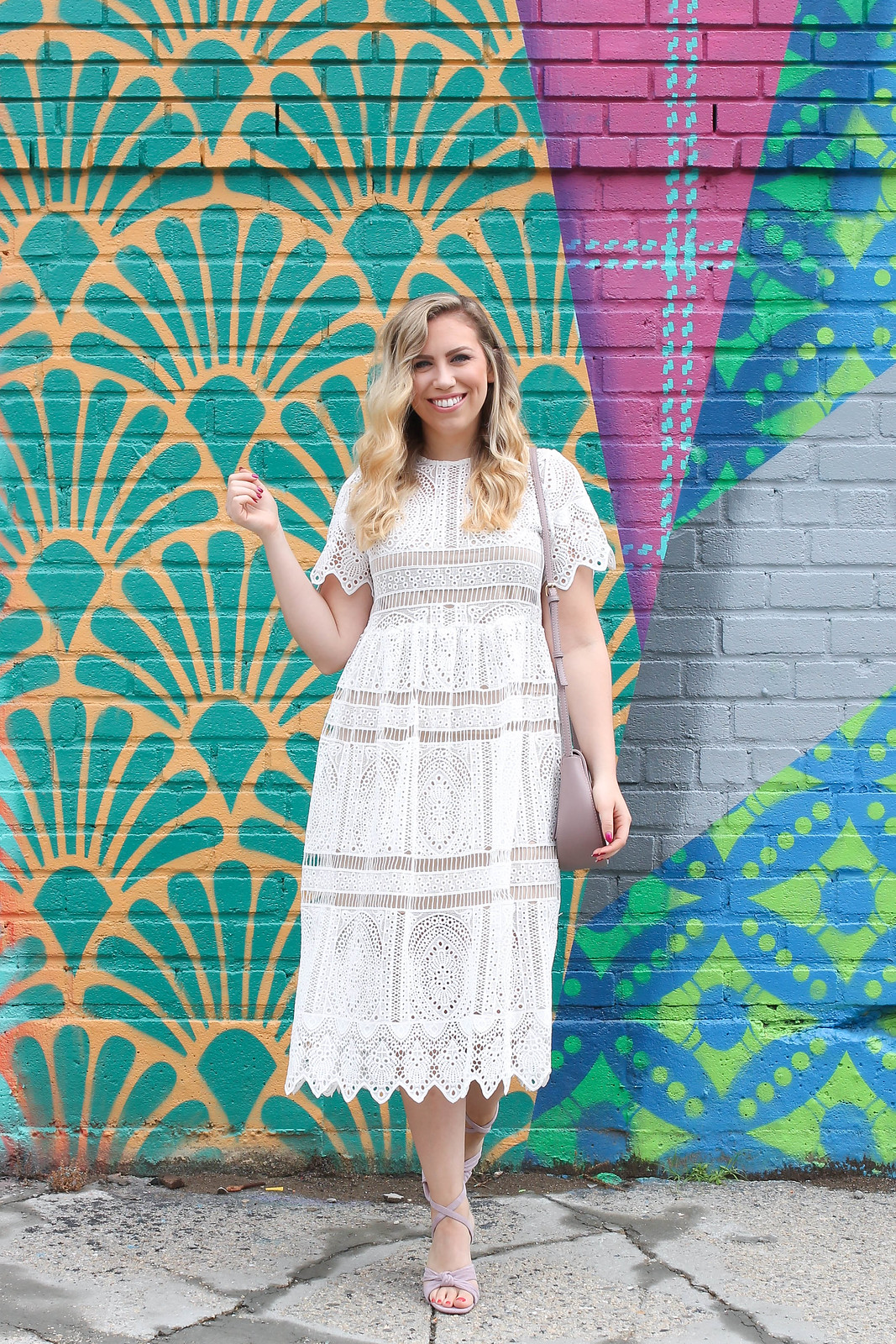 Chicwish With Your Ingenuity Crochet Dress in White