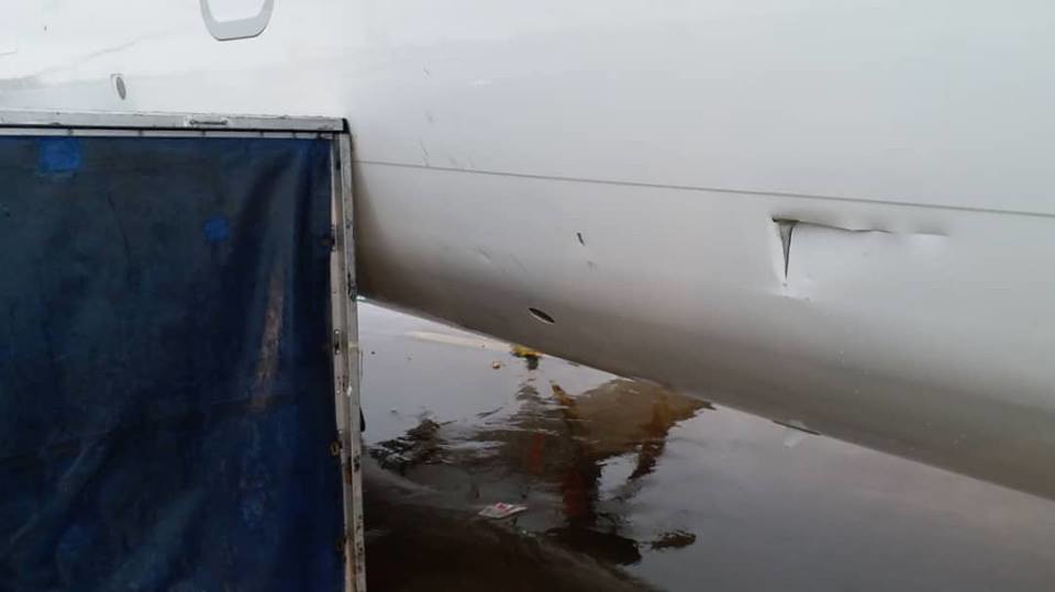 L'Aéroport International Blaise Diagne submergé par les fortes pluies, des avions cloués au sol et même détruits (14)