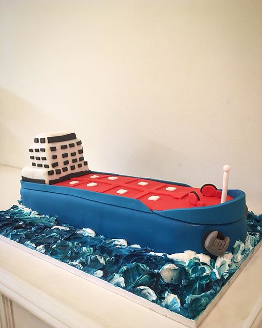 Ship Themed Cake by Ada's Little Kitchen