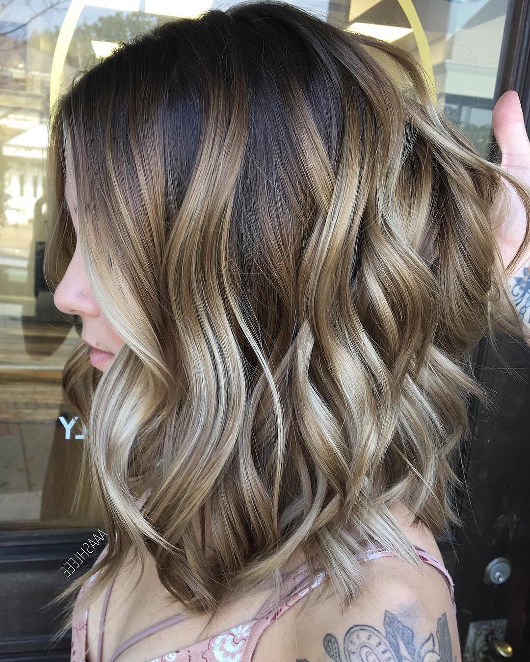 2018 Ombre Balayage Hairstyles For Chic Mid Length Hair ! 2