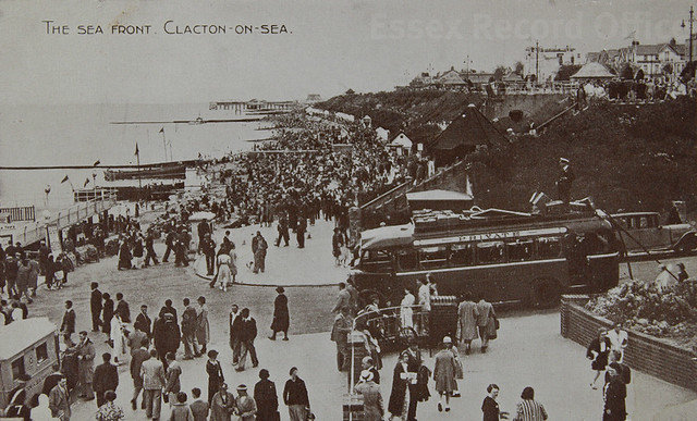 Clacton-on-Sea in old postcards