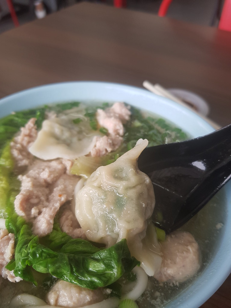 水饺面 Dumpling Noodle $7 @ 余记 Yu Ji Noodle House.at Subang High Tech Shah Alam