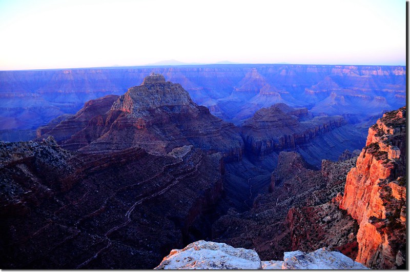 Vishnu Temple as viewed from Cape Royal on the North Rim of the Grand Canyon (1)