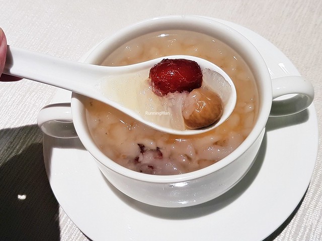 Double-Boiled Hashima With Red Dates, Figs And Lotus Seeds