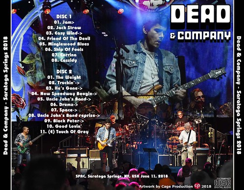Dead & Company-Saratoga Springs 2018 back