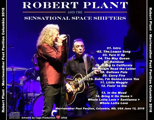 Robert Plant-Columbia 2018 back