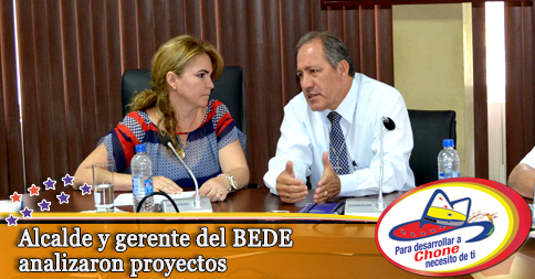 Alcalde y gerente del BEDE analizaron proyectos