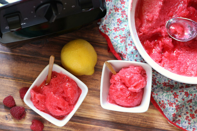 raspberry lemonade sorbet