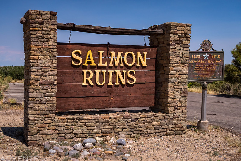 Salmon Ruins Sign