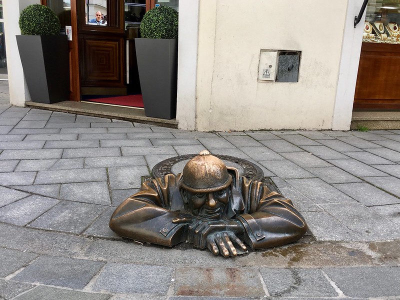 "Man at Work" - Bratislava