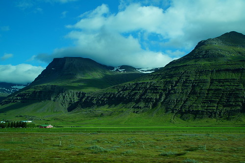 Un par de cascadas y fiordos del este, bastante coche, incluido incidente - Islandia en grupo organizado (51)
