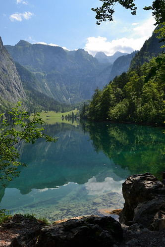 bavaria germany obersee konigssee berchtesgaden koenigssee lake