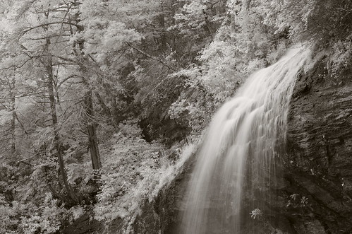 westernnorthcarolina cullasajariver nantahalanationalforest waterfall pentax k5 infrared smcpentax11855mm iridientdeveloper