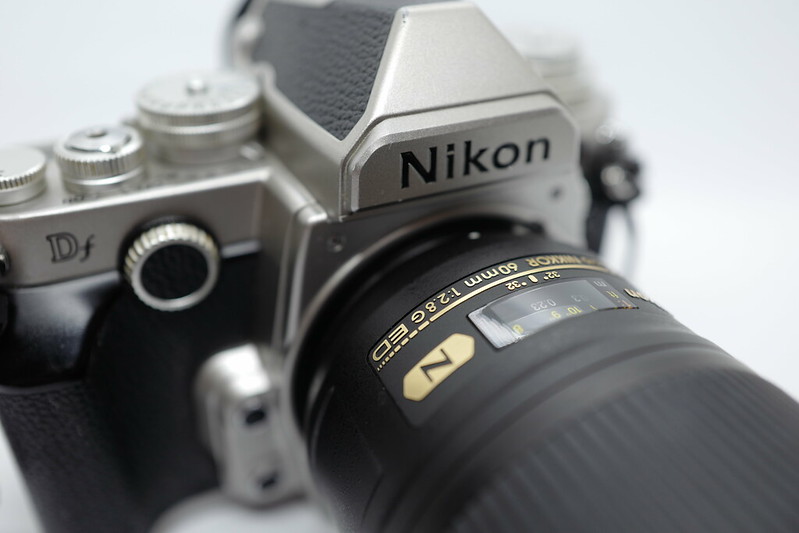 Nikon Df+AF S Micro NIKKOR 60mm f2 8 G EDレンズ装着部