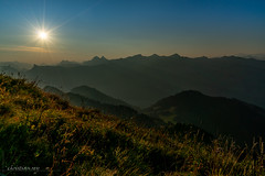 Lever de soleil sur les préalpes fribourgoises (Switzerland)