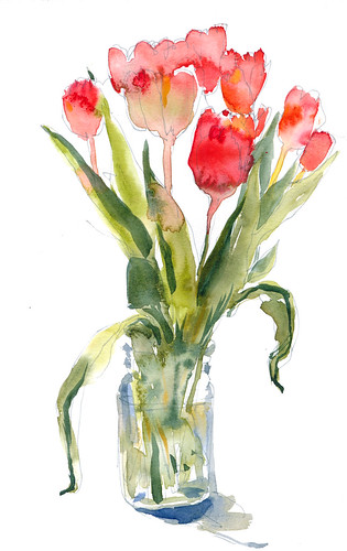 Sketchbook #114: Tulips