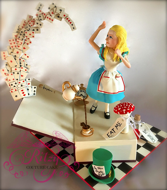 Alice in Wonderland Cake by Ritzy of Ritzy Couture Cake