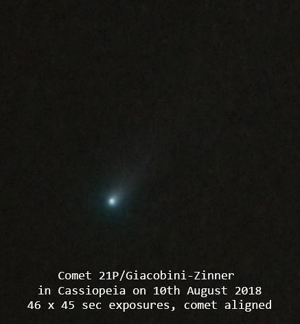 astrotrac comet21p astrophotography comet