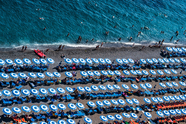 Beach Umbrellas in Positano