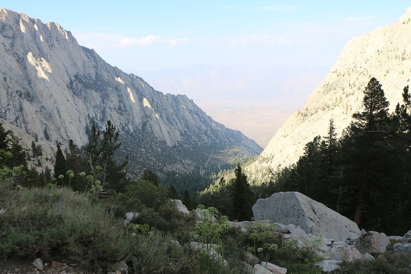 We finally come in sight of Whitney Portal, but it's still a long way down