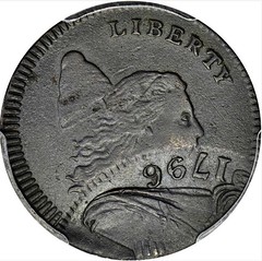 1796 Draped Bust Cent Obverse