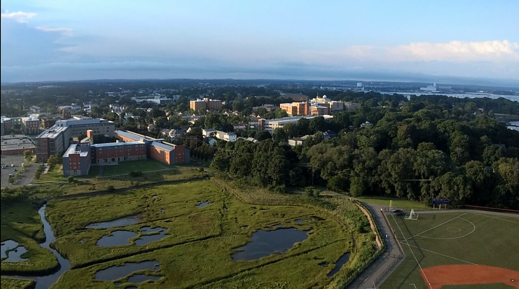 Aug 14 - view from 175 feet over Pickman Park in Salem