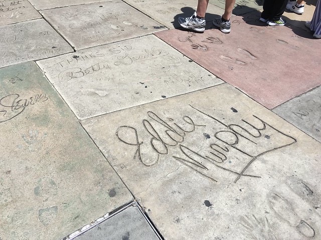Handprints at the Chinese Theater