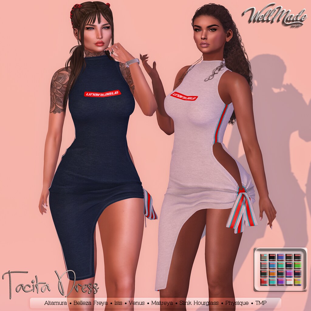 [WellMade] Tacita Dress - TeleportHub.com Live!