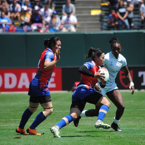 USA v China women #rugby #rugbygirls #rwc7s #attpark