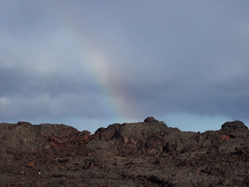 Volcano and Rainbow