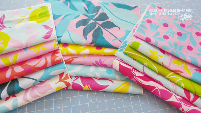 Tropical Leaves fabric swatches - Spoonflower designs