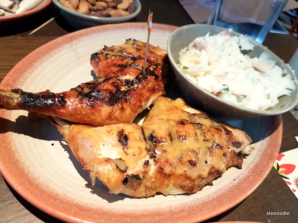 Double Leg PERi-PERi Chicken with two sides 