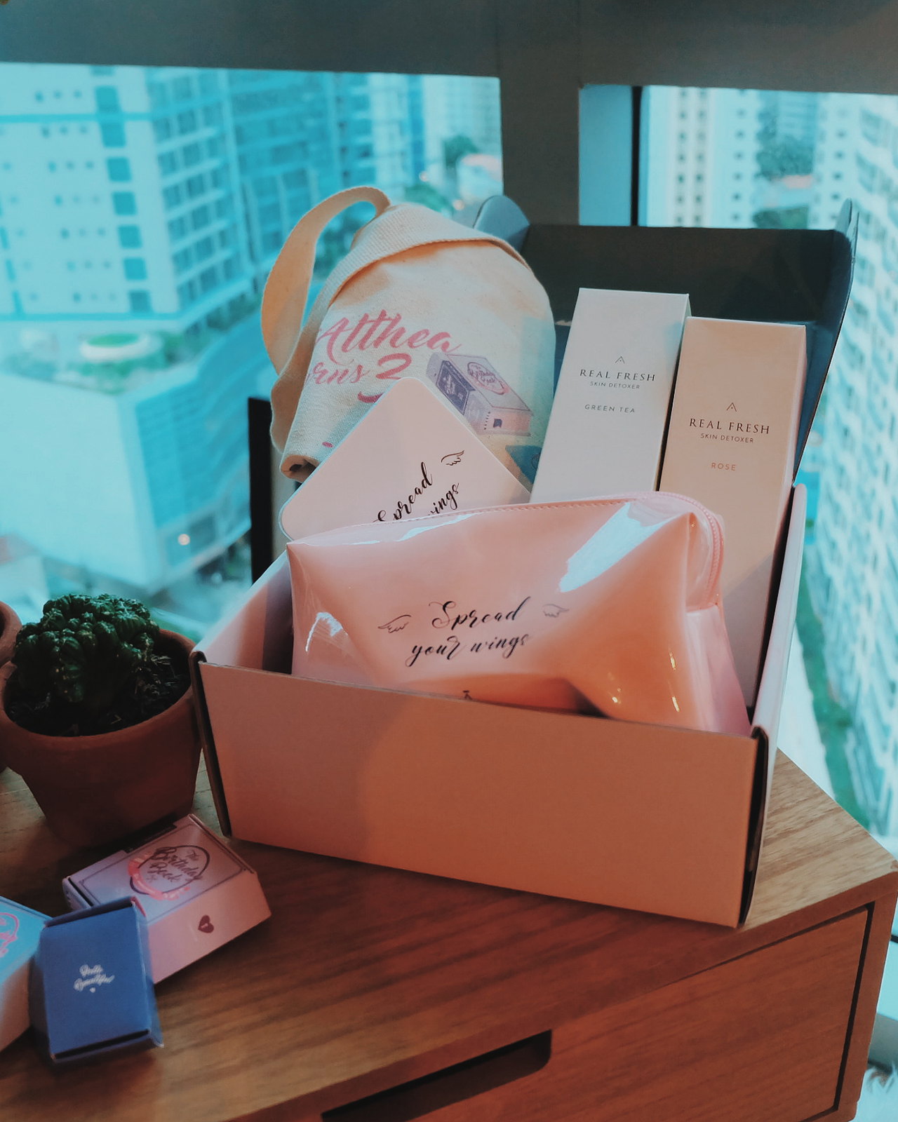 althea angels perks welcome gift unboxing