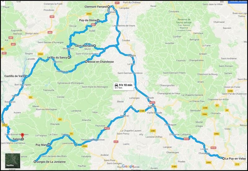 5. Auvernia: Gargantas de la Jordanne, Puy Mary. - De viaje por Francia: diarios, viajes y excursiones en coche. (5)