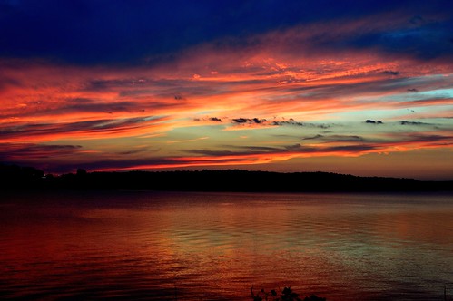 arkubula lake mississippi sunset sky clouds midsouth