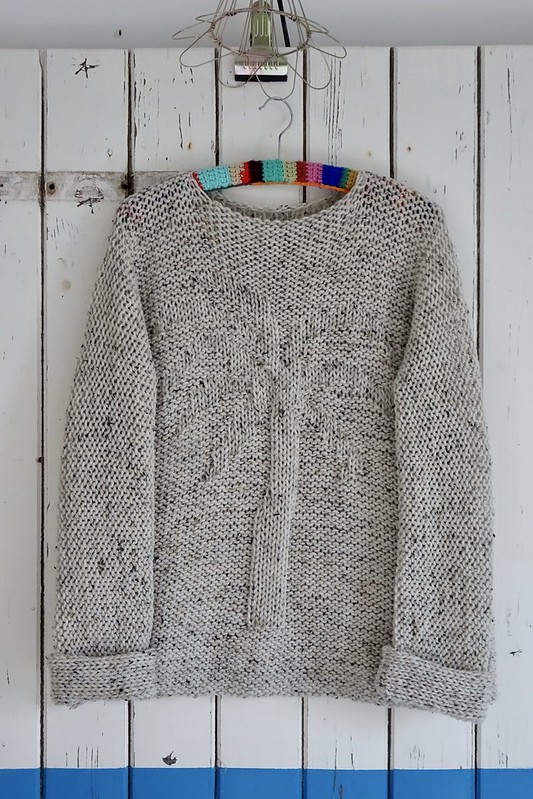 knitted palmtree sweater