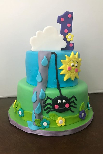 Itsy Bitsy Spider Cake from Cakes by Casey